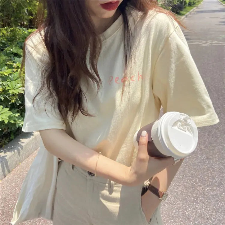 Cute Japanese Style Short Sleeve T-Shirt