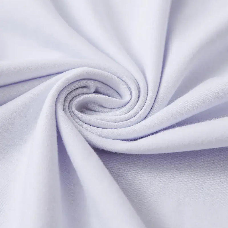 Close-up of soft fabric showcasing the premium texture used in Women's Short Sleeve T-Shirt.