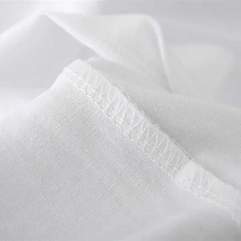 Close-up of lightweight fabric and stitching detail of the Women's Short Sleeve T-Shirt.