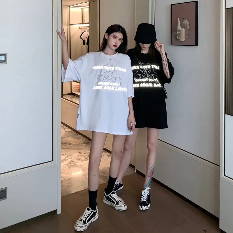 Summer Vintage Style White T-Shirt