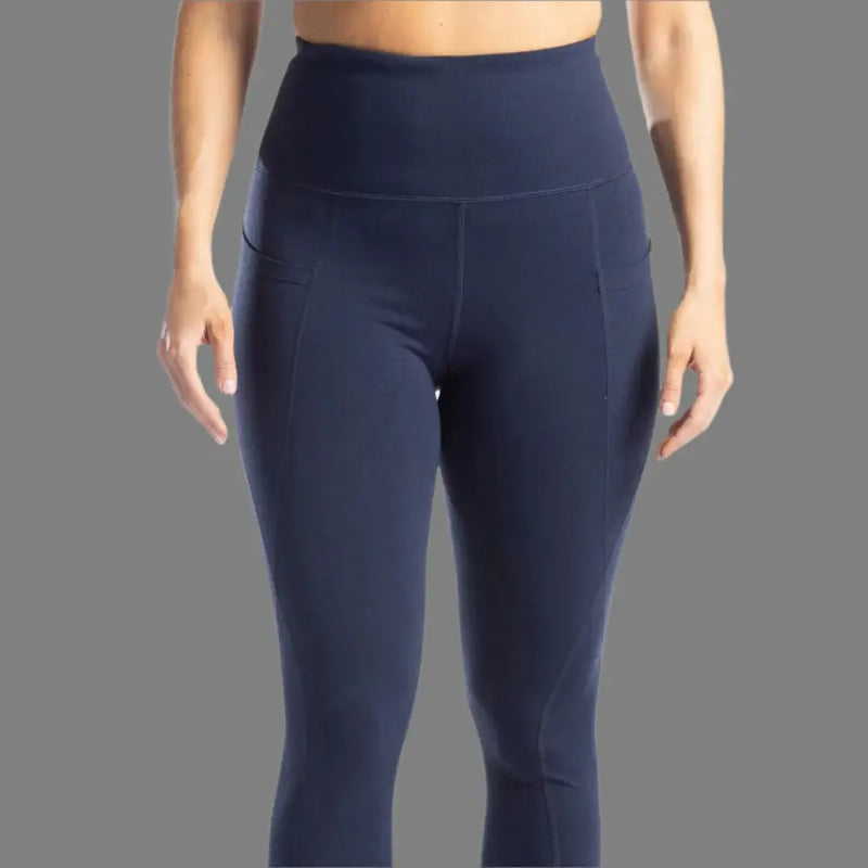 Active Workout Legging High Waist Yoga Pant in navy, perfect for active and eco-friendly workouts.
