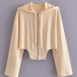 Asymmetrical Hem Sweatshirt