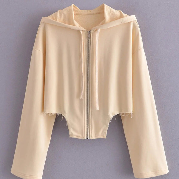 Asymmetrical Hem Sweatshirt