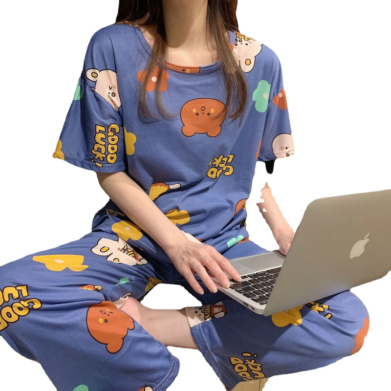 Fashion Cartoon Pajamas for Women