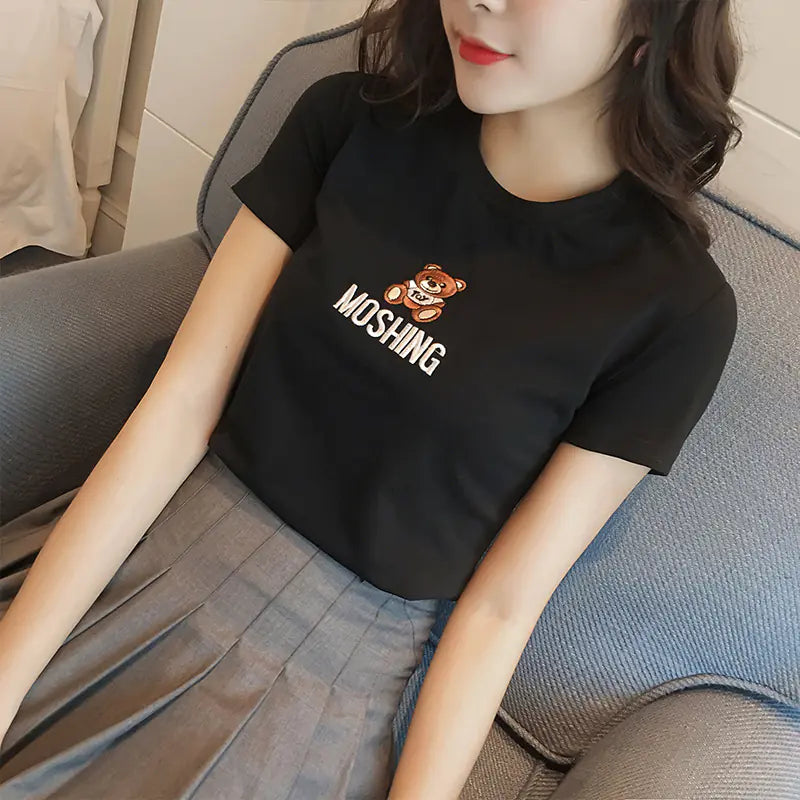 Short Sleeve Cotton T-Shirt for Women