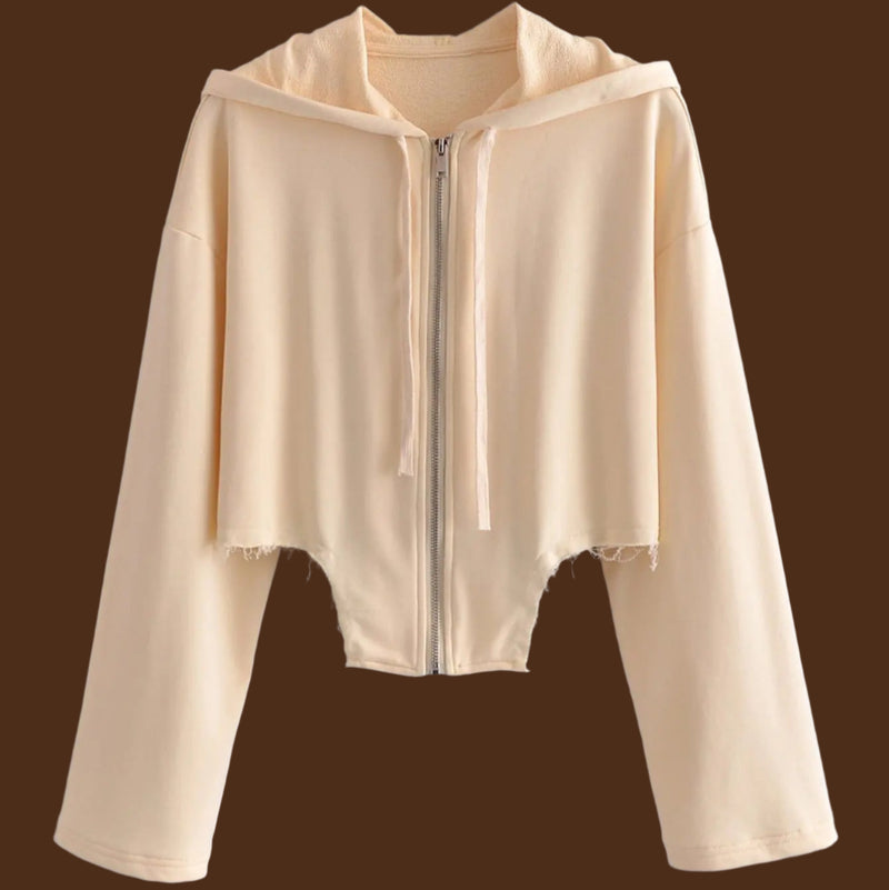 Asymmetrical Hem Sweatshirt