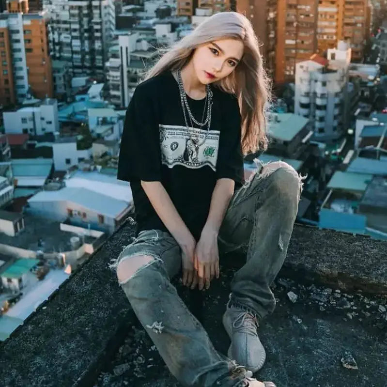 Short Sleeve Printed T-Shirt for Women